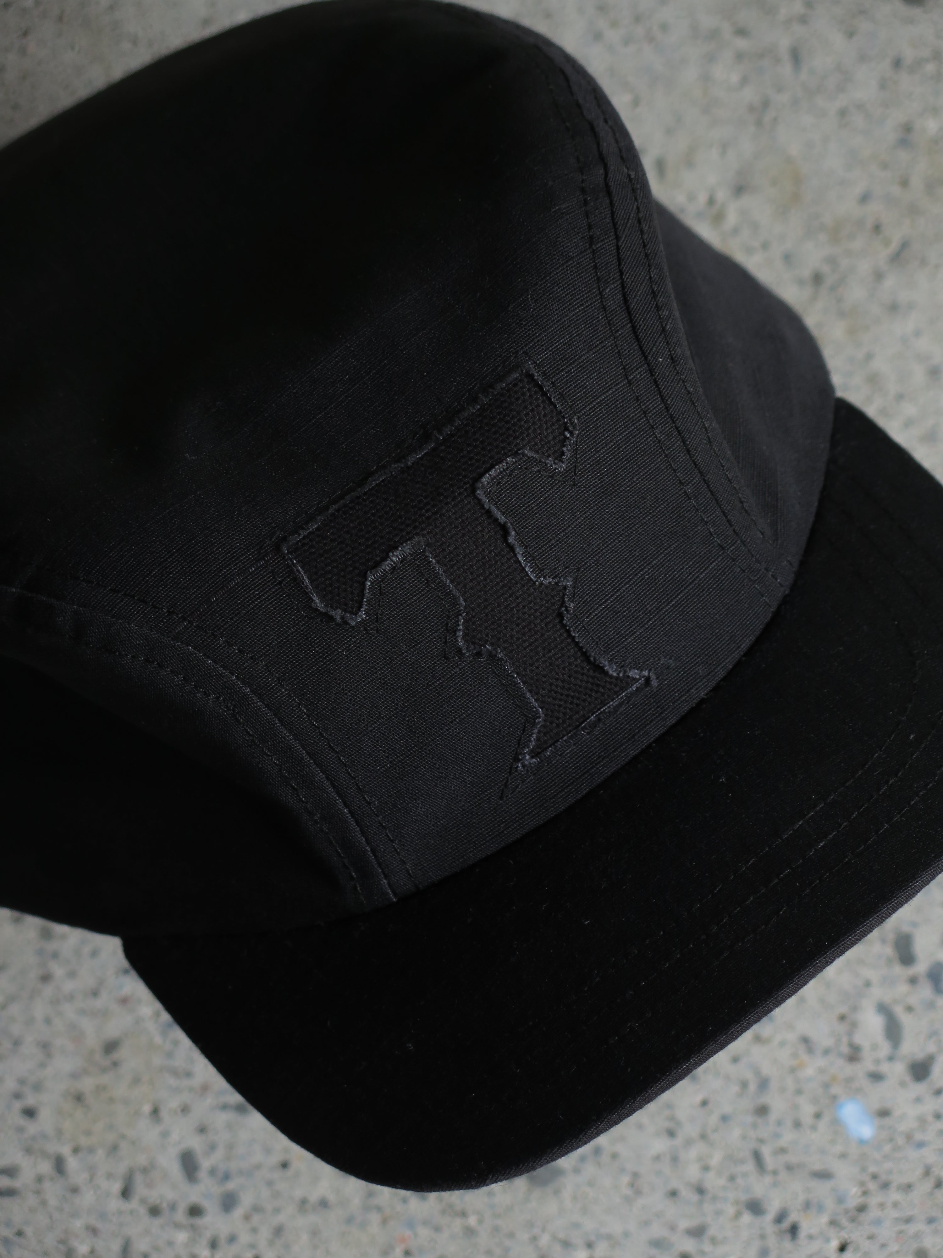JARHEAD FIELD CAP - BLACK RIPSTOP
