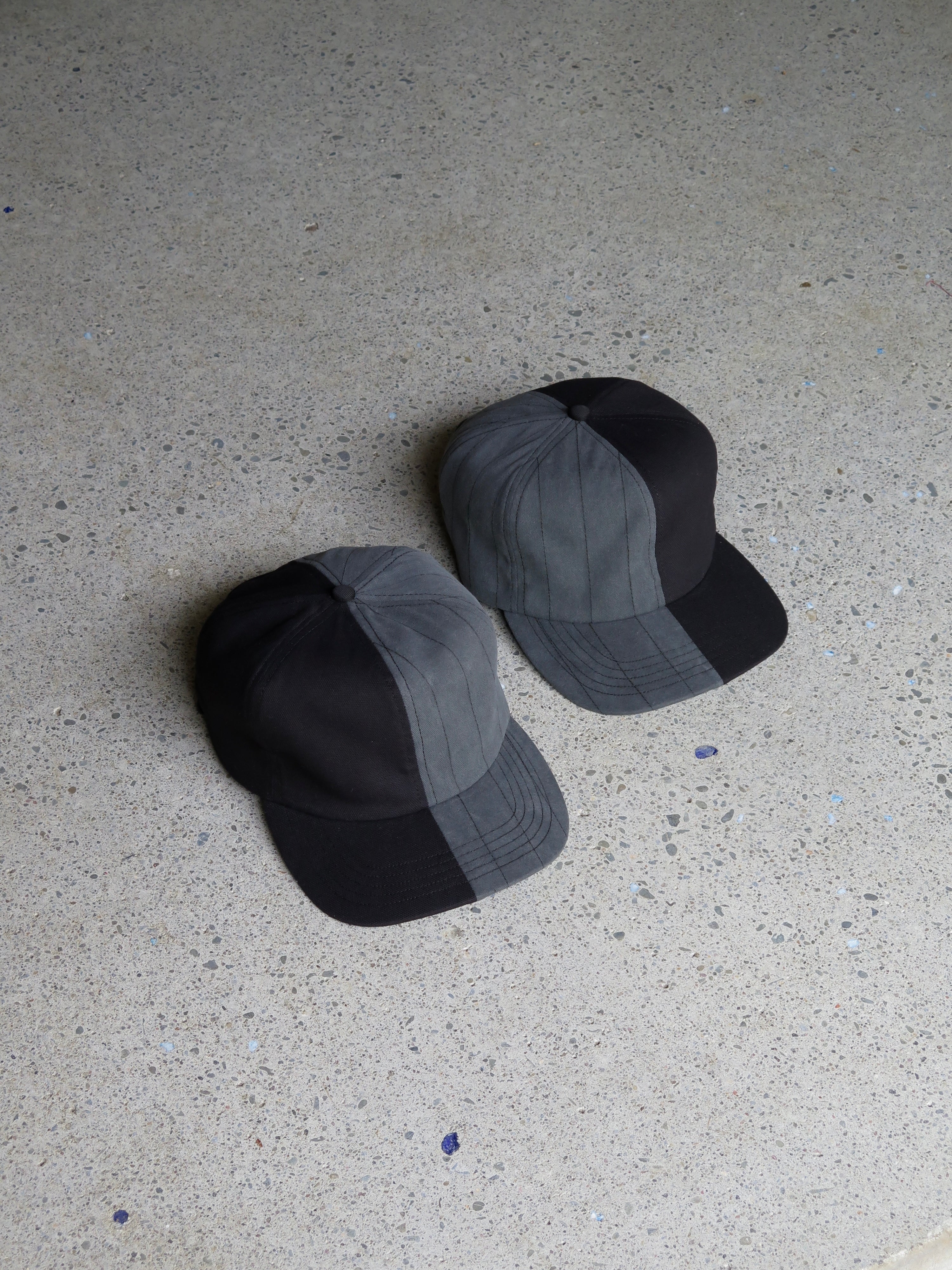 SPLIT PINSTRIPE ACE 6 PANEL - BLACK / CHARCOAL
