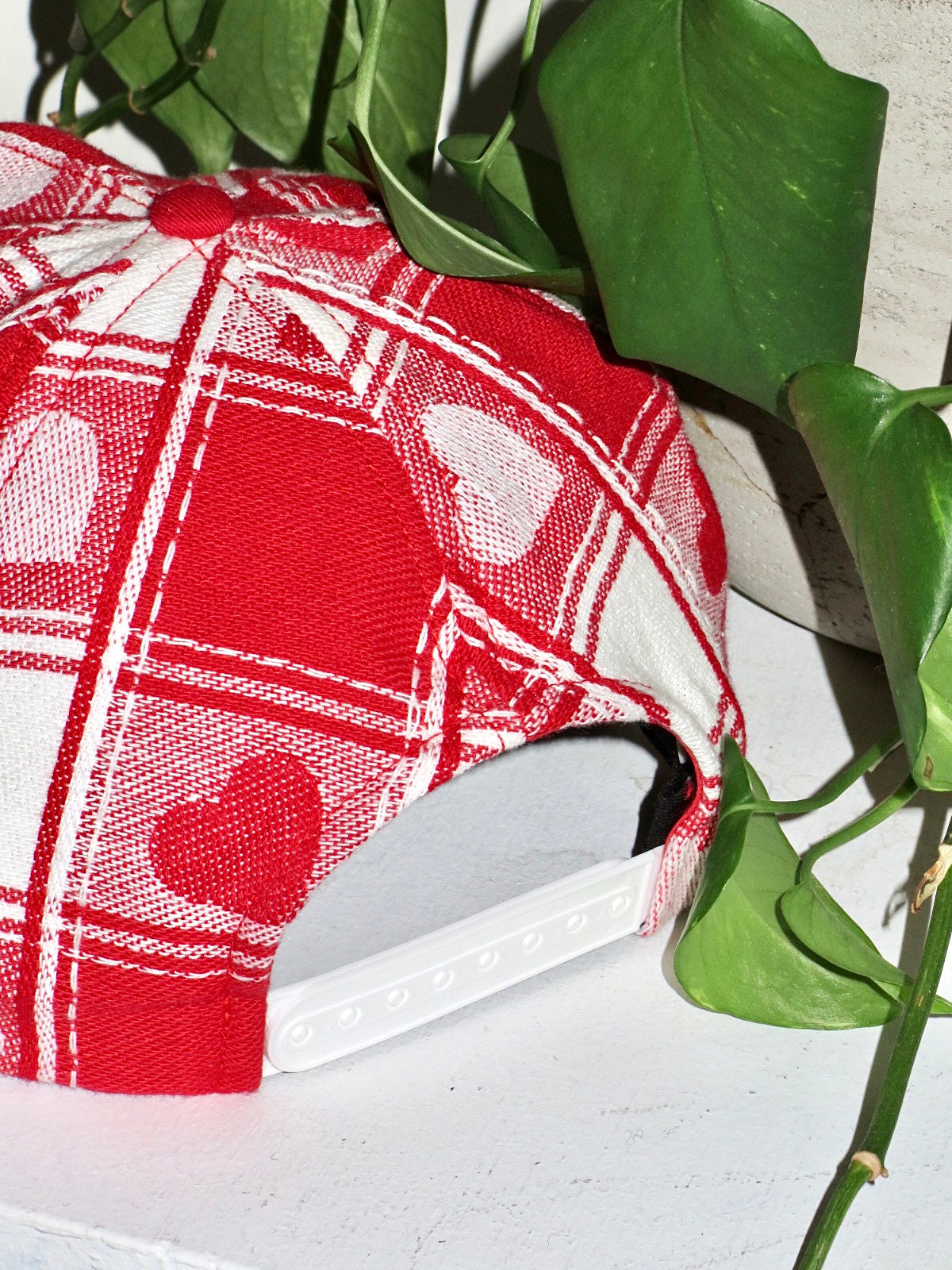 T-2317 Love Day Plaid BigRig, Red/White