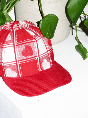 T-2317 Love Day Plaid BigRig, Red/White