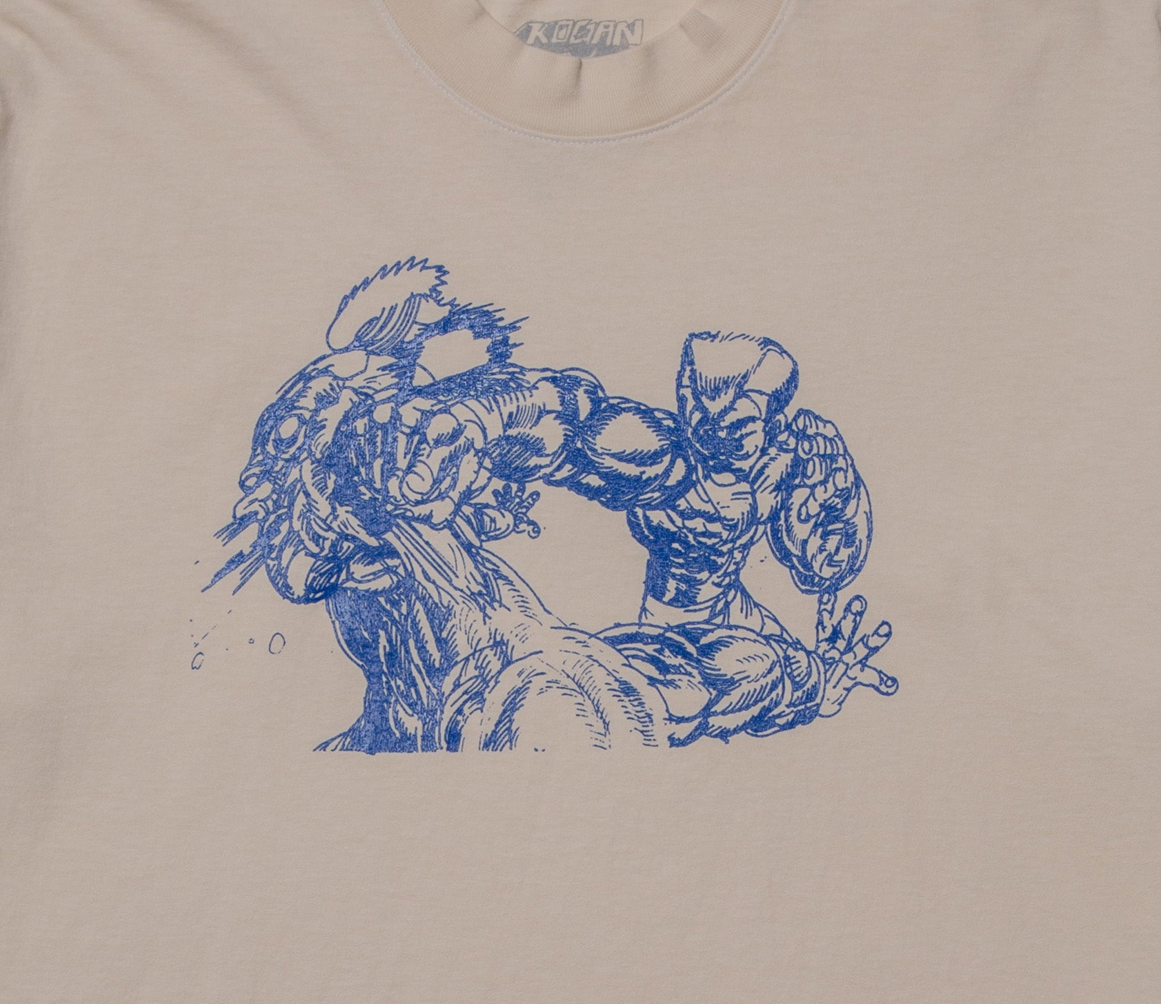 KC-2206 Kogan Cult Punch Out Tee, Cream